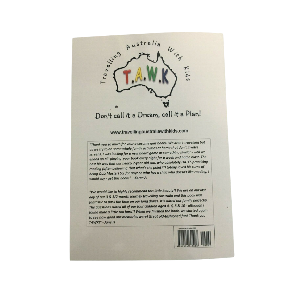 Caravanning with Kids CWK006 The Quiz Book