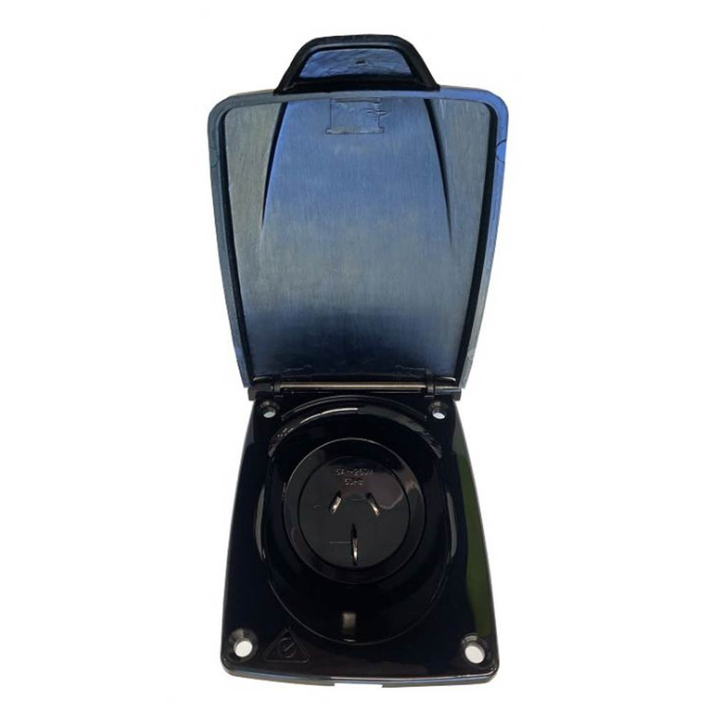 CMS 500-04313 Black 15A Power Inlet