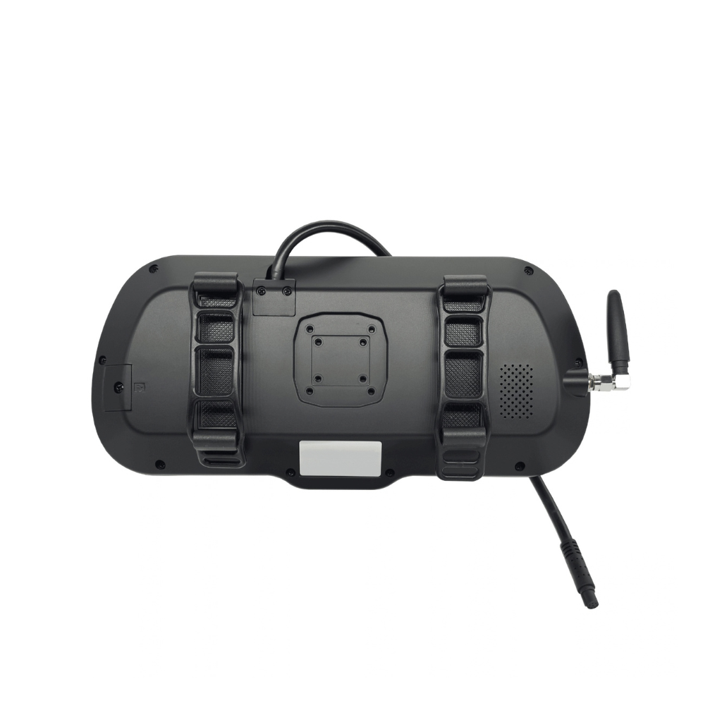 Safety Dave Wireless AHD Rear Vision Kit - 7" Mirror Monitor & Black Square Camera