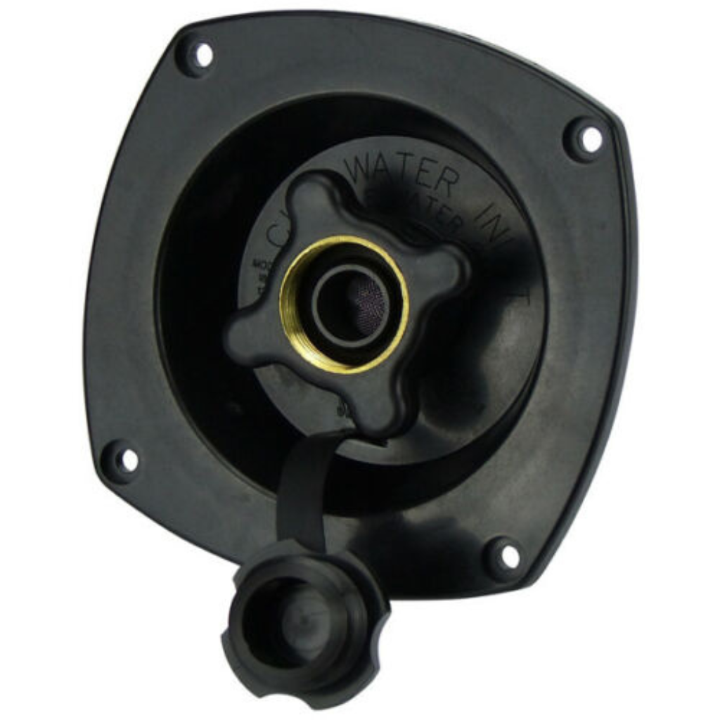 Shurflo Black Flush Mount Mains Water Pressure Regulator