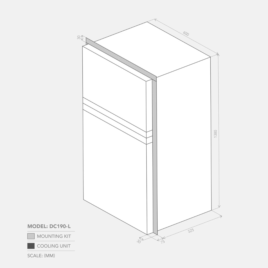Bushman DC190L-X 190L Heavy Duty Compressor Fridge (NEW)