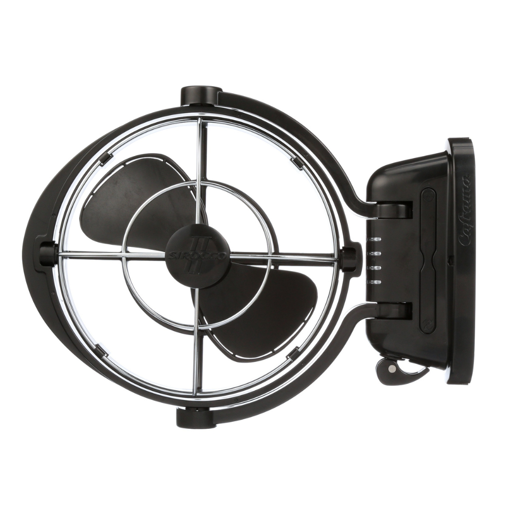 Caframo Sirocco II Black 12/24V Fan