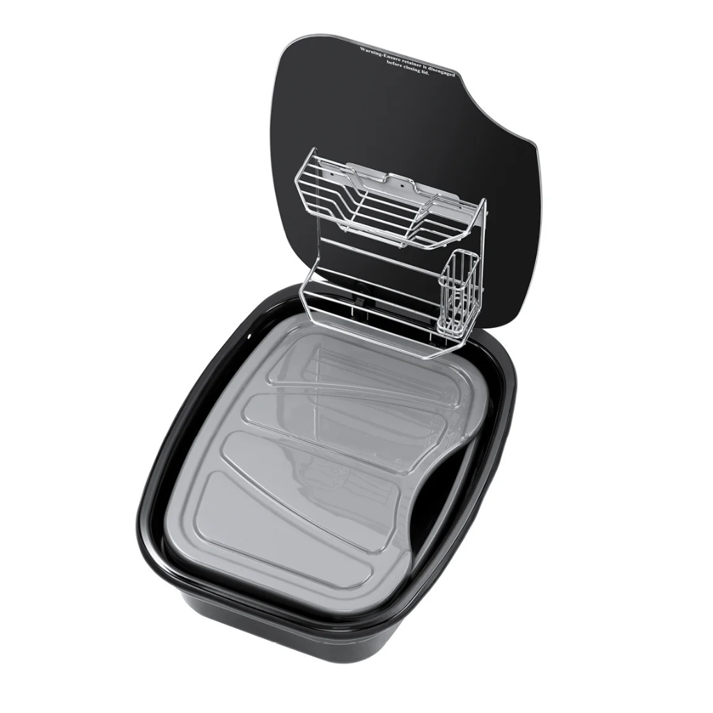 Thetford SBL1054Z Black Enamelled Kitchen Centre Sink Set