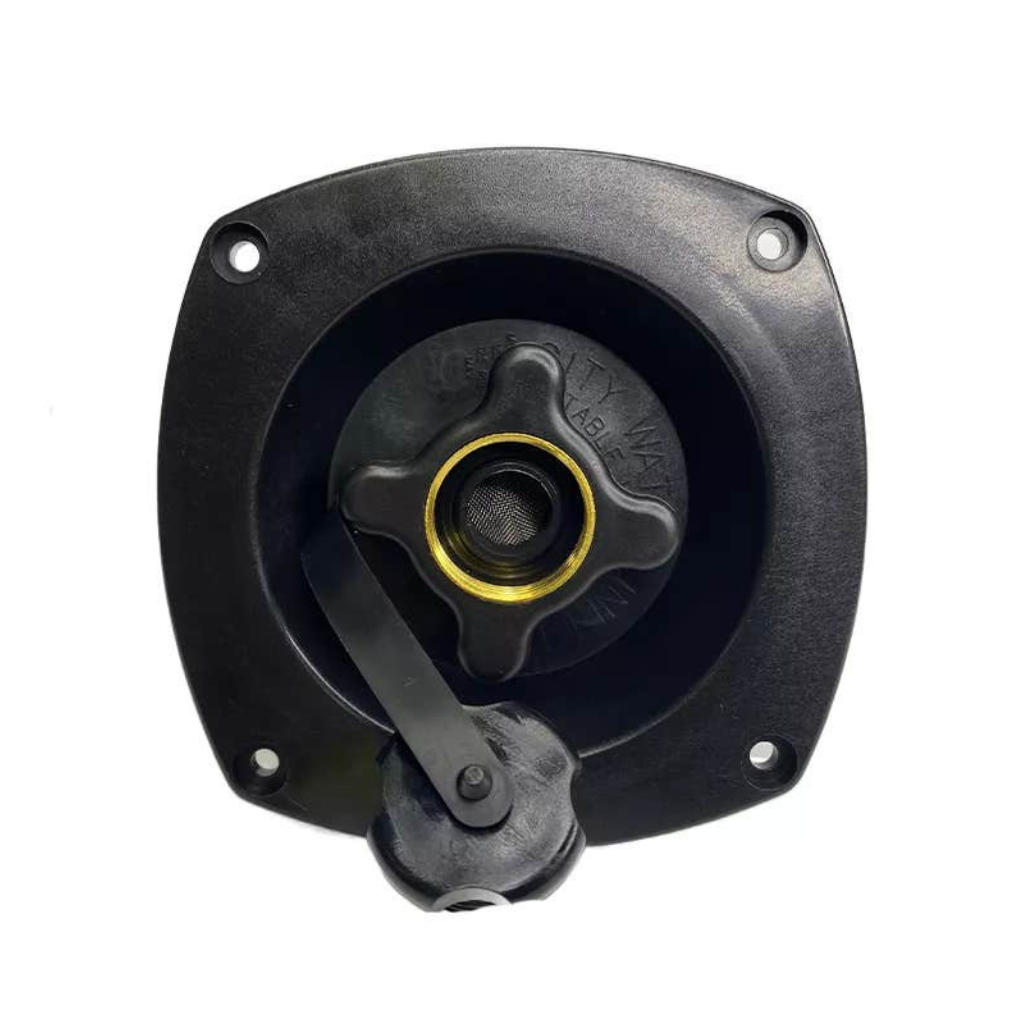 Shurflo Black Flush Mount Mains Water Pressure Regulator