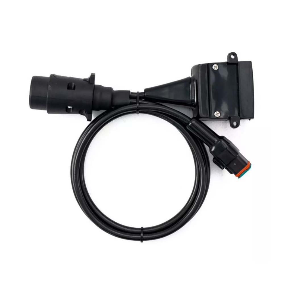 ElecBrakes A 7LR-12 Plug & Play Large Round 7 Pin to 12 Flat Socket