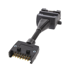 Trailer Plug 7pin Flat to 12pin Flat