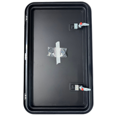 Coast Door 2 Black 415 x 681 with Black Locks