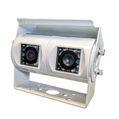 Safety Dave 6" Dash/Windscreen Monitor White Dual Camera Kit