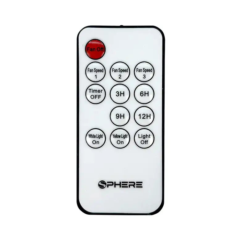Sphere Viento 500-00120 White Fan & Light with Remote