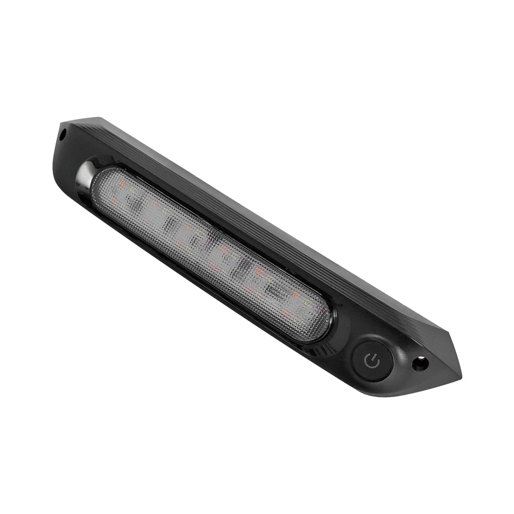 Transeng 287mm Dual LED Black Awning Light with Switch