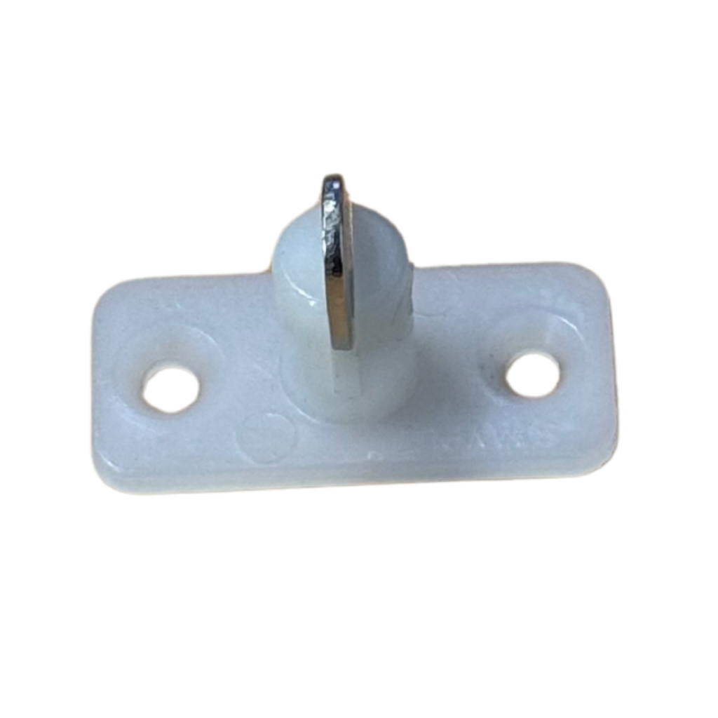 Supex White Single Horizontal T-Toggle with Metal Flipper