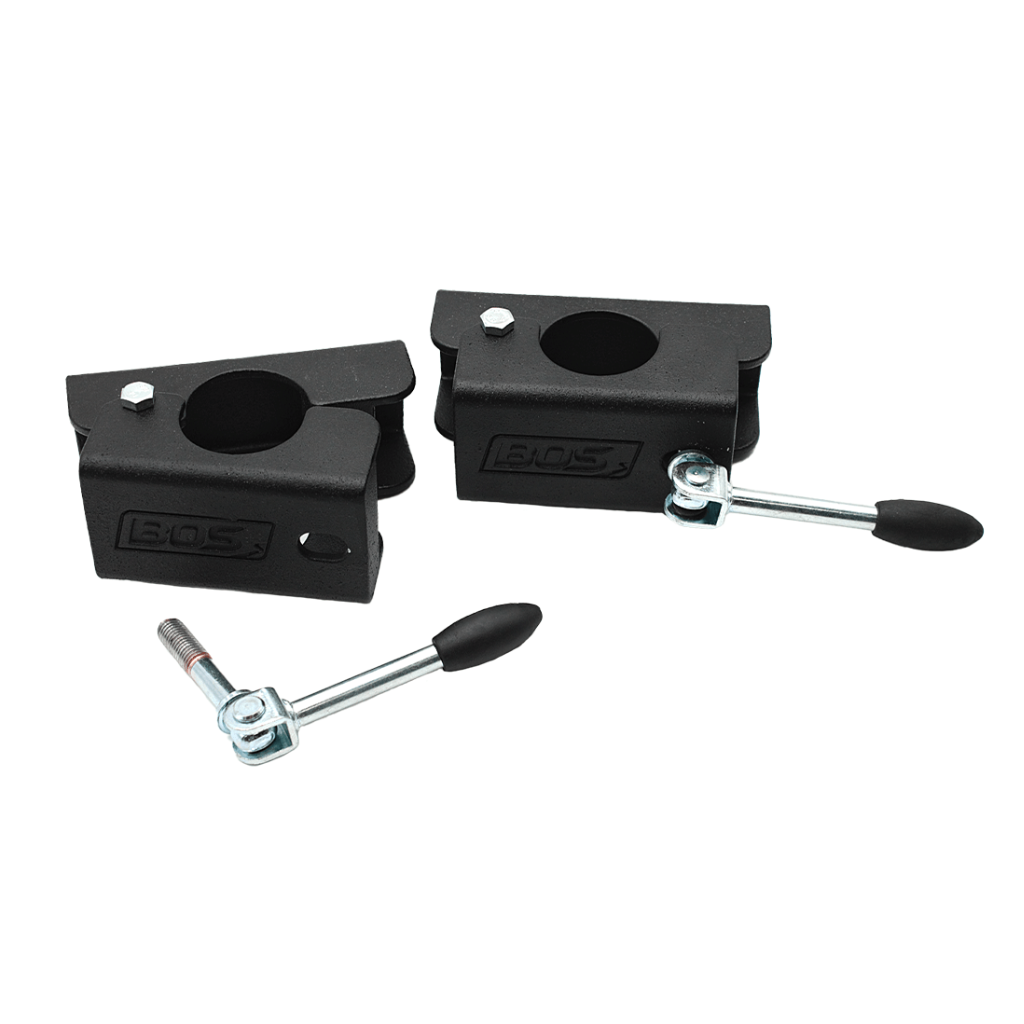 BOS 010-094 60mm Twin Clamp & Bolt w/ Swivel Handle