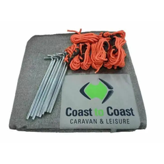 Coast 3.35m Silver Front Sunscreen to Suit 3.5m Box Awning
