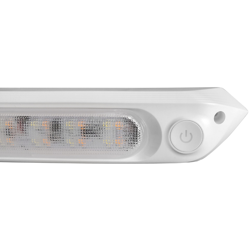 Transeng TRA-LEDAW287W-DIM Dimmable White 287mm Dual 12V Awning Light with Switch
