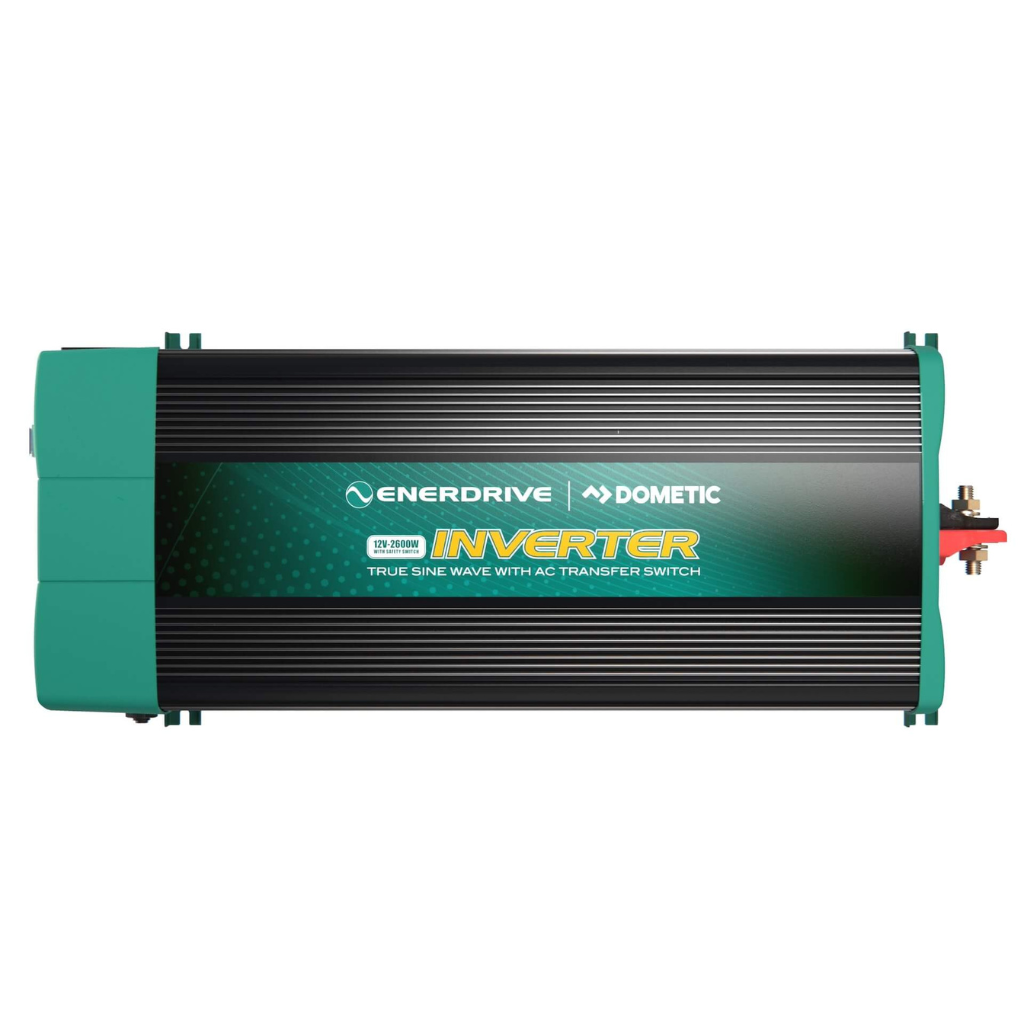 Enerdrive EN1226S-X 2600W 12V True Sine Wave Inverter with AC Transfer & Safety Switch