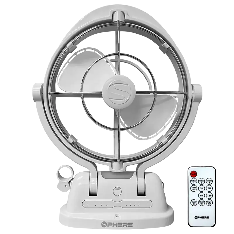 Sphere Viento 500-00120 White Fan & Light with Remote