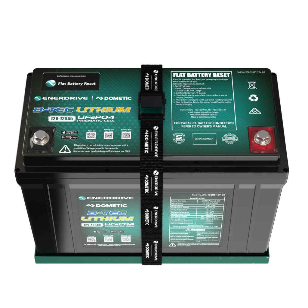 Enerdrive EPL-125BT-12V B-TEC 12V 125AH G2 Lithium Battery
