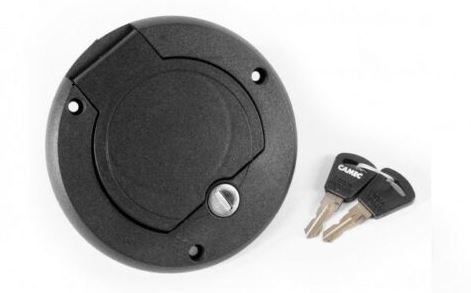 Camec Black RH Lockable Water Filler
