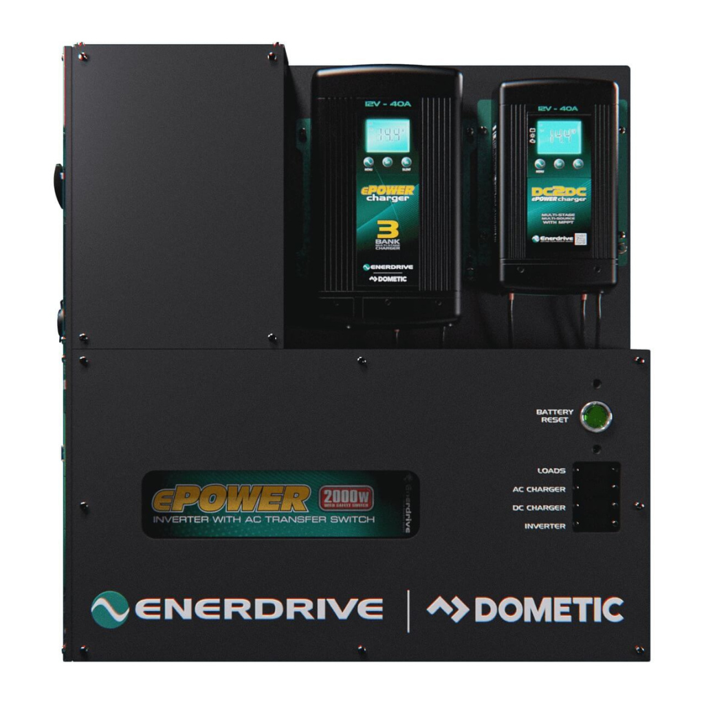 Enerdrive Adventurer Power System with Simarine & Individual Load Battery Monitor (Left)