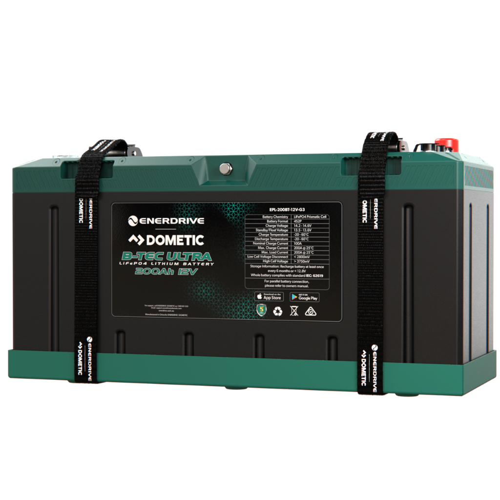 Enerdrive EPL-200BT-12V-G3 B-TEC ULTRA 12V 200AH G3 Lithium Battery