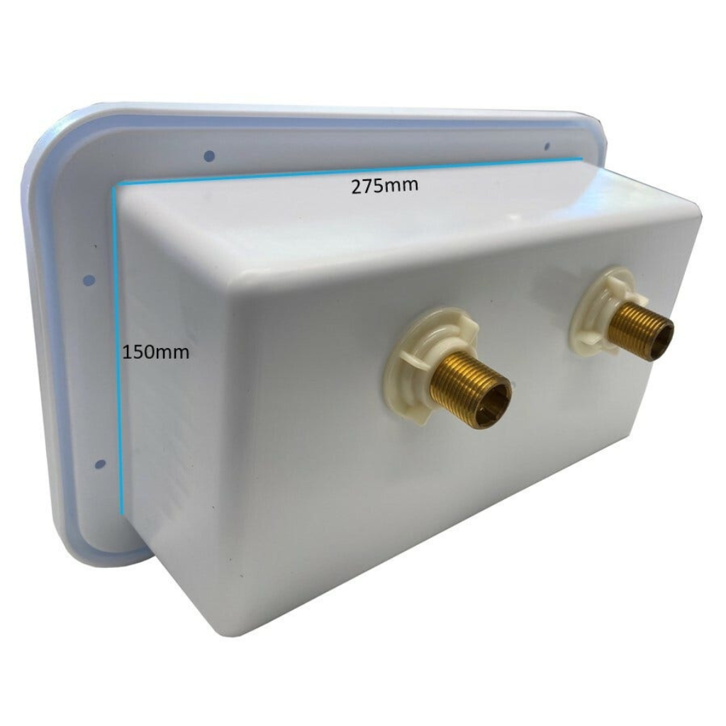 Coast to Coast 800-05902 White External Shower Box