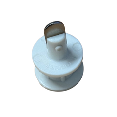 Supex White Single T-Toggle with Metal Flipper