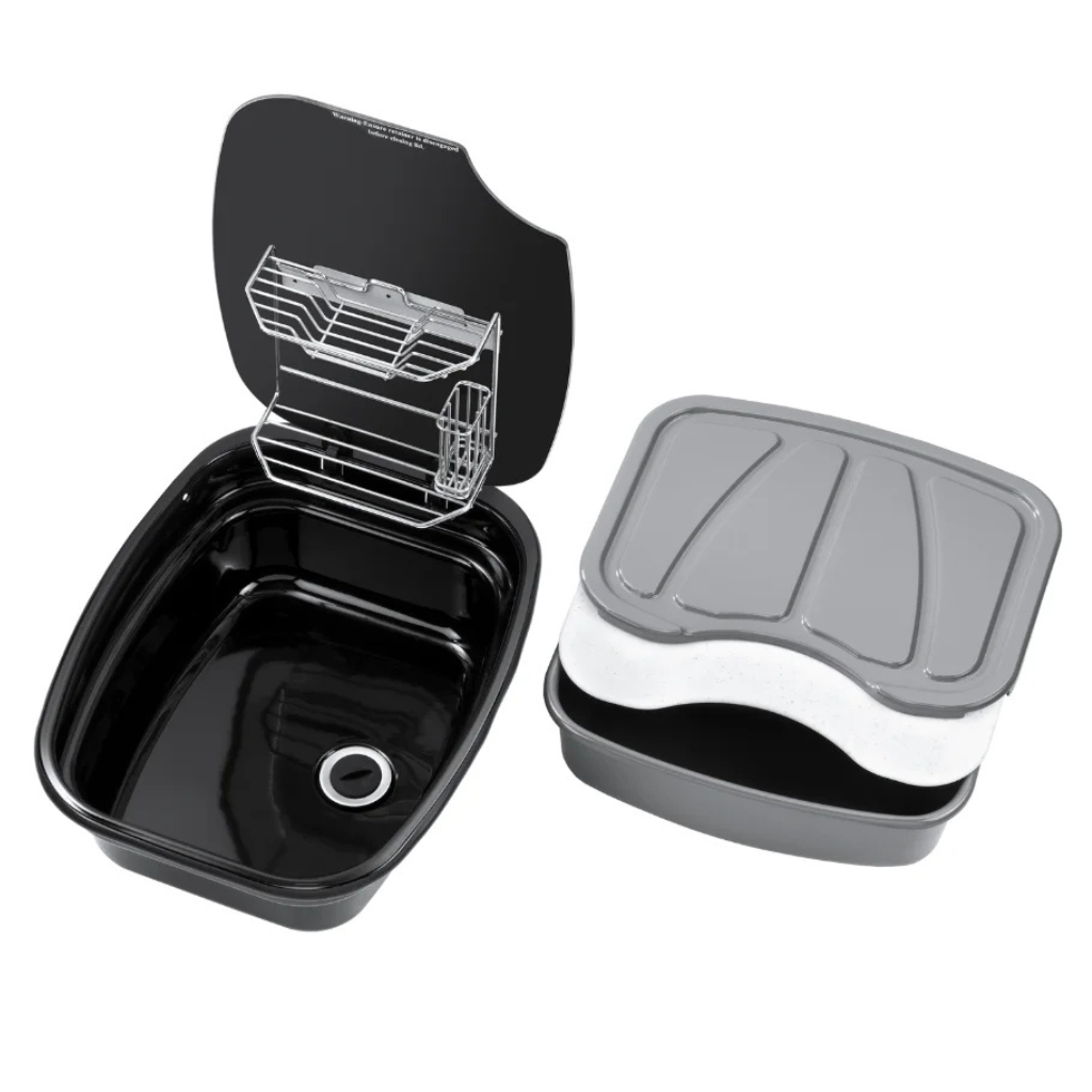 Thetford SBL1054Z Black Enamelled Kitchen Centre Sink Set