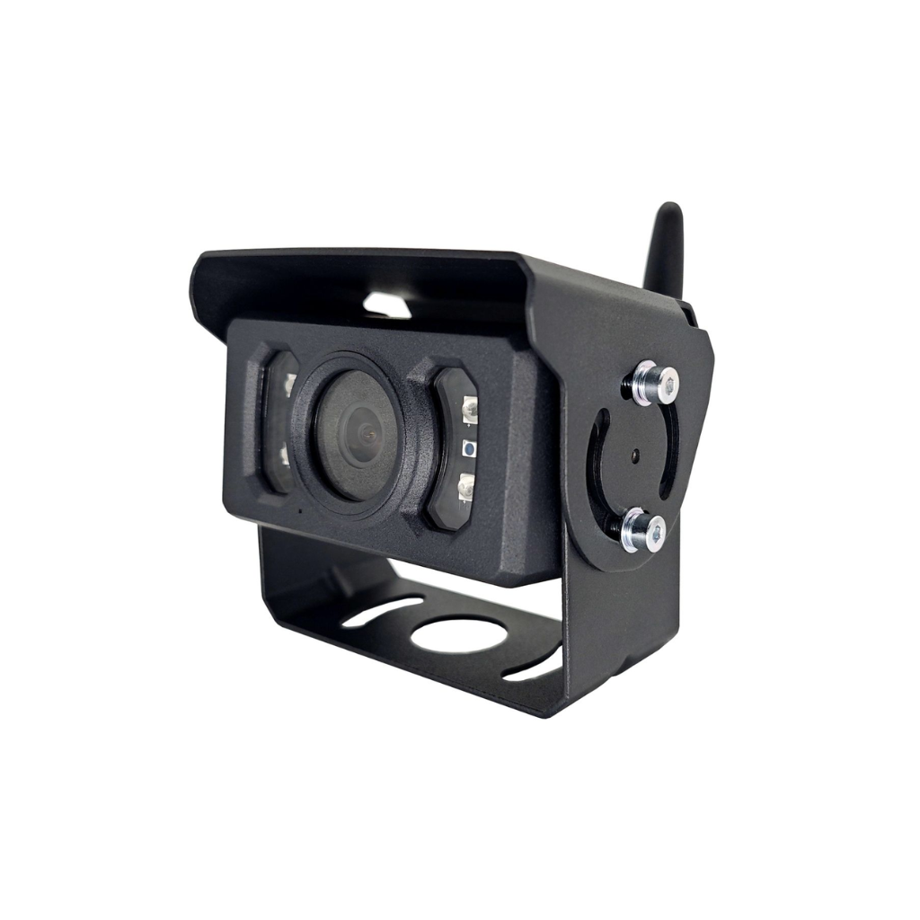 Safety Dave Wireless AHD Rear Vision Kit - 7" Mirror Monitor & Black Square Camera