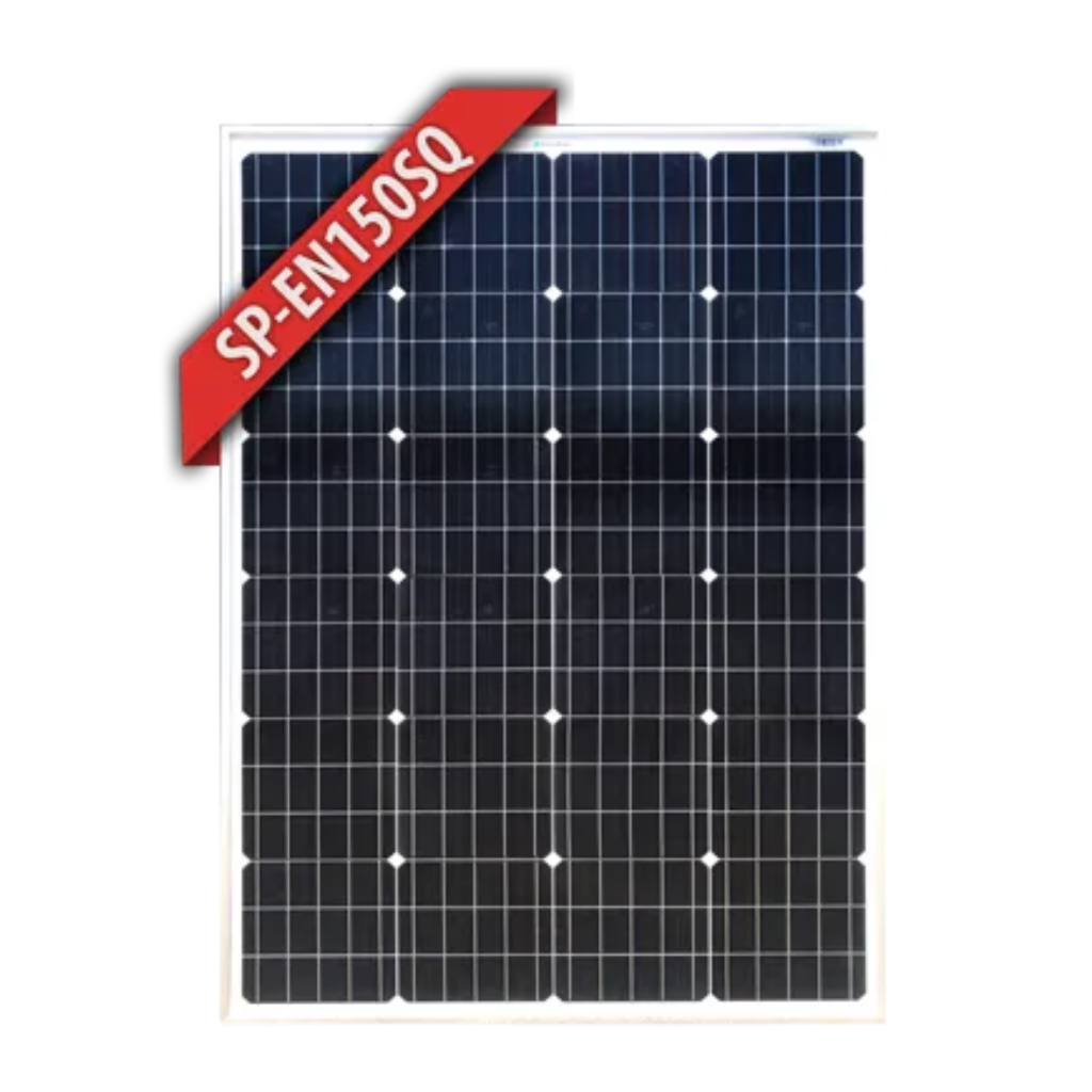 Enerdrive SP-EN150SQ 150W Fixed Mono Squat Solar Panel