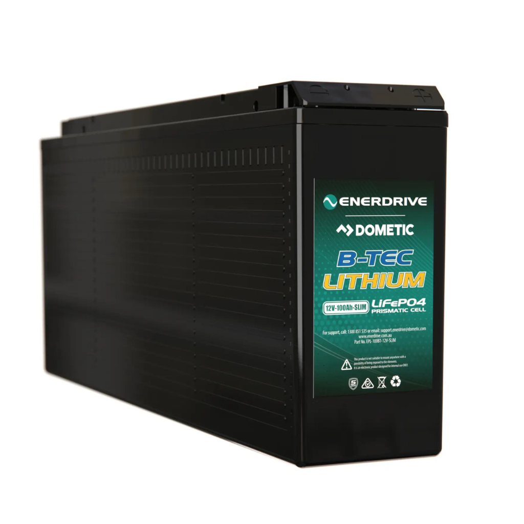 Enerdrive EPL-100BT-12V-SLIM B-TEC 12V 100AH Slimline Lithium Battery