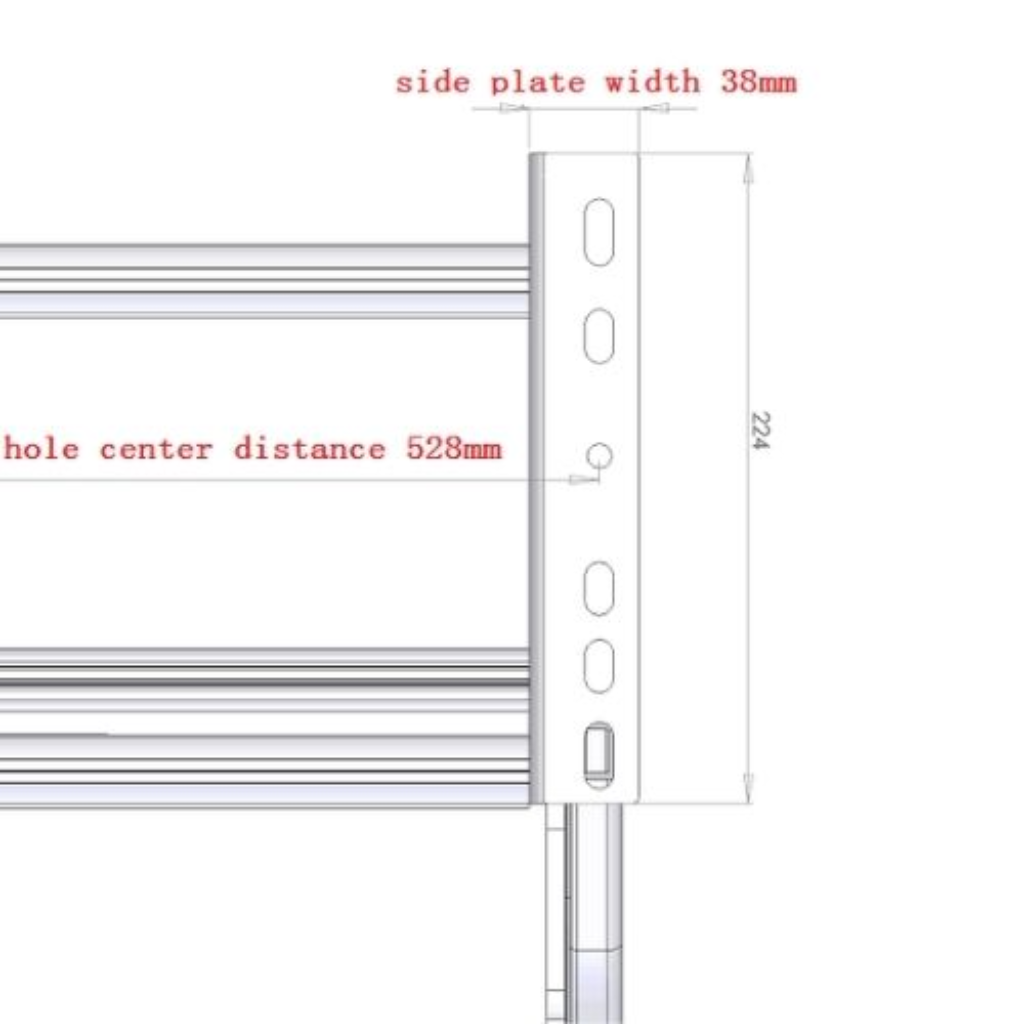 Transeng TRA-DM545 Double Manual Pull Out Step