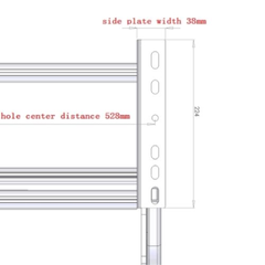 Transeng TRA-DM545 Double Manual Pull Out Step