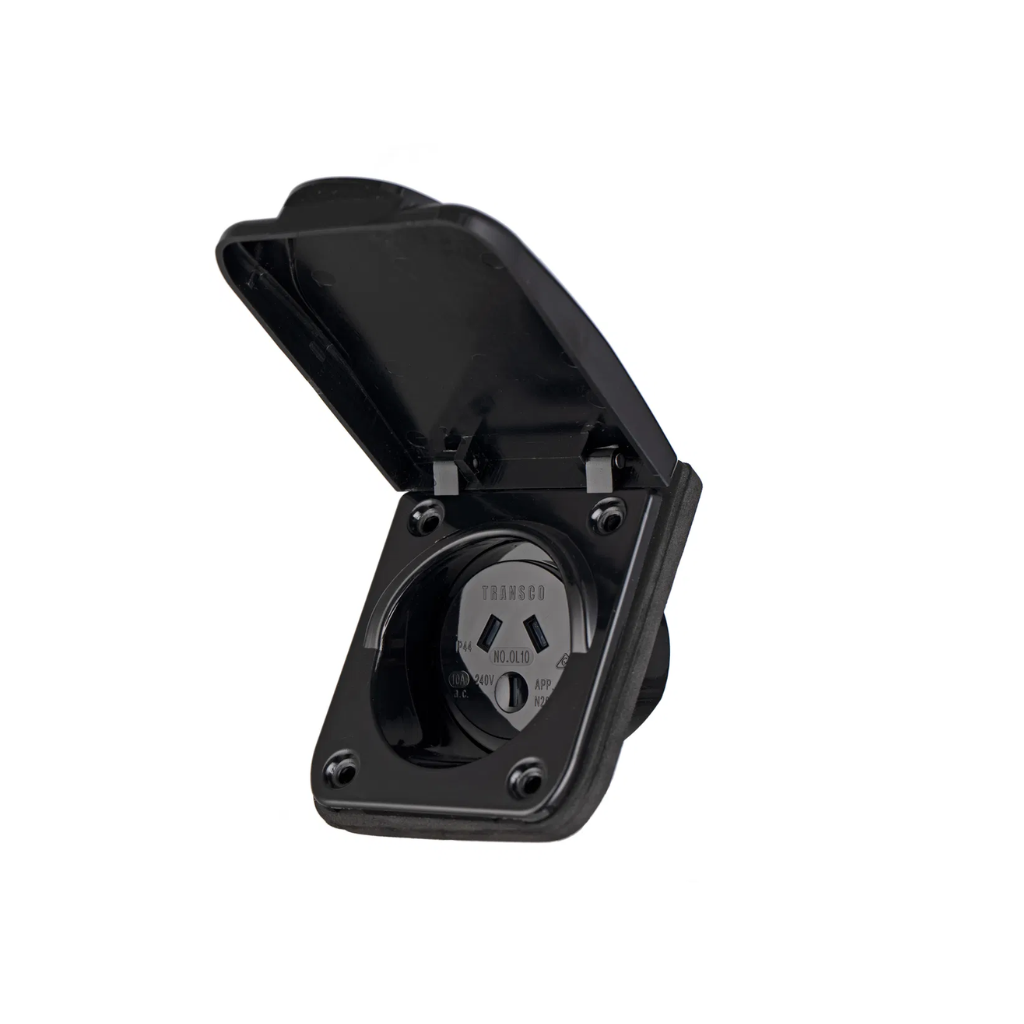 Transco Black 10A Old Style Outlet