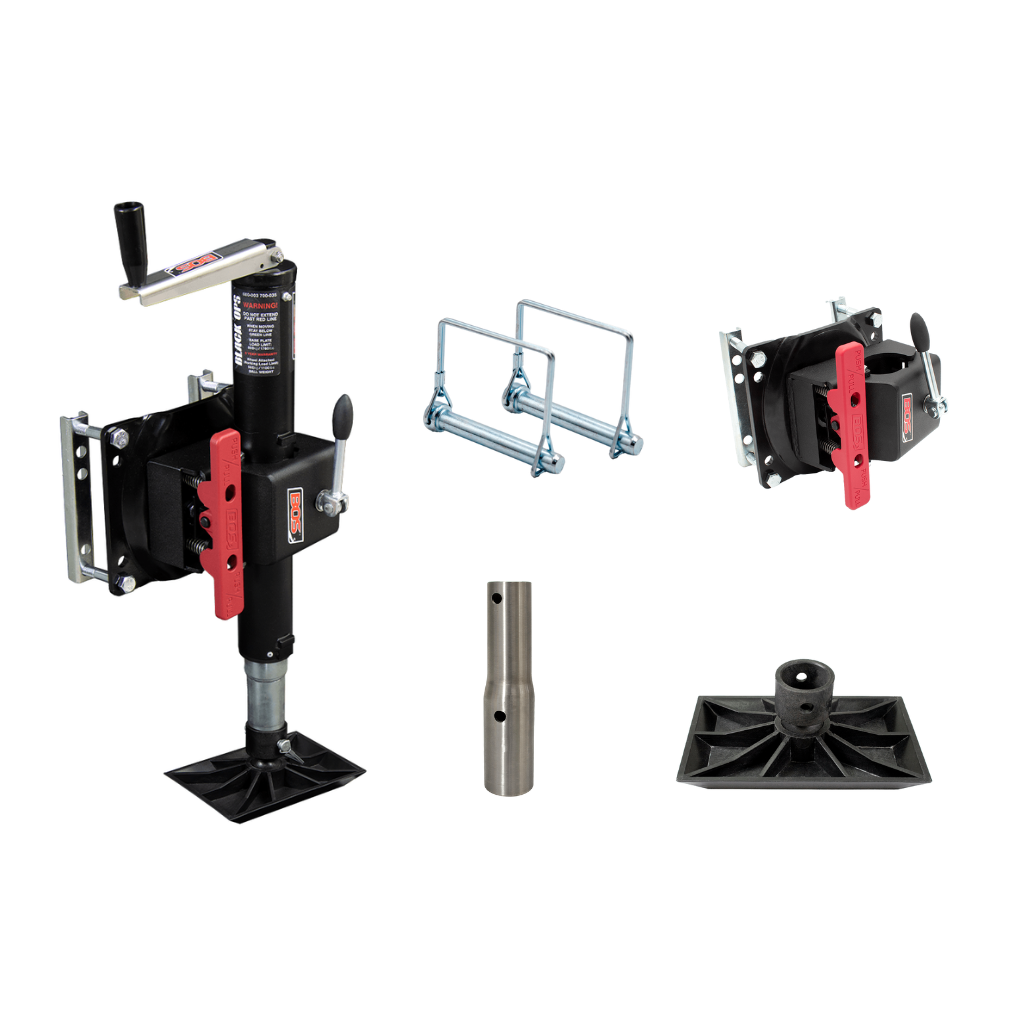 BOS 680-003 3 LUG Black Ops Manual Swingaway Jockey Unit
