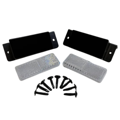Coast RV 450-06512 Camper Van Stone Shield With Mesh & Reflectors