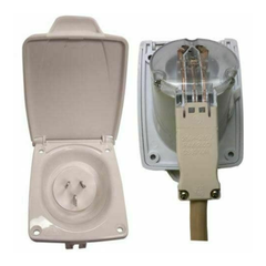 CMS 500-04312 White 15A Power Inlet