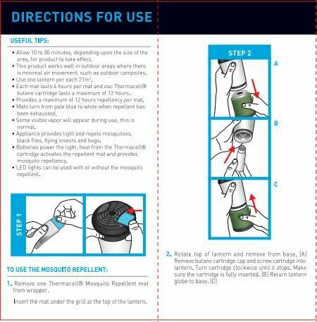 Thermacell THMRCLC Scout Mosquito Repellent Camp Lantern