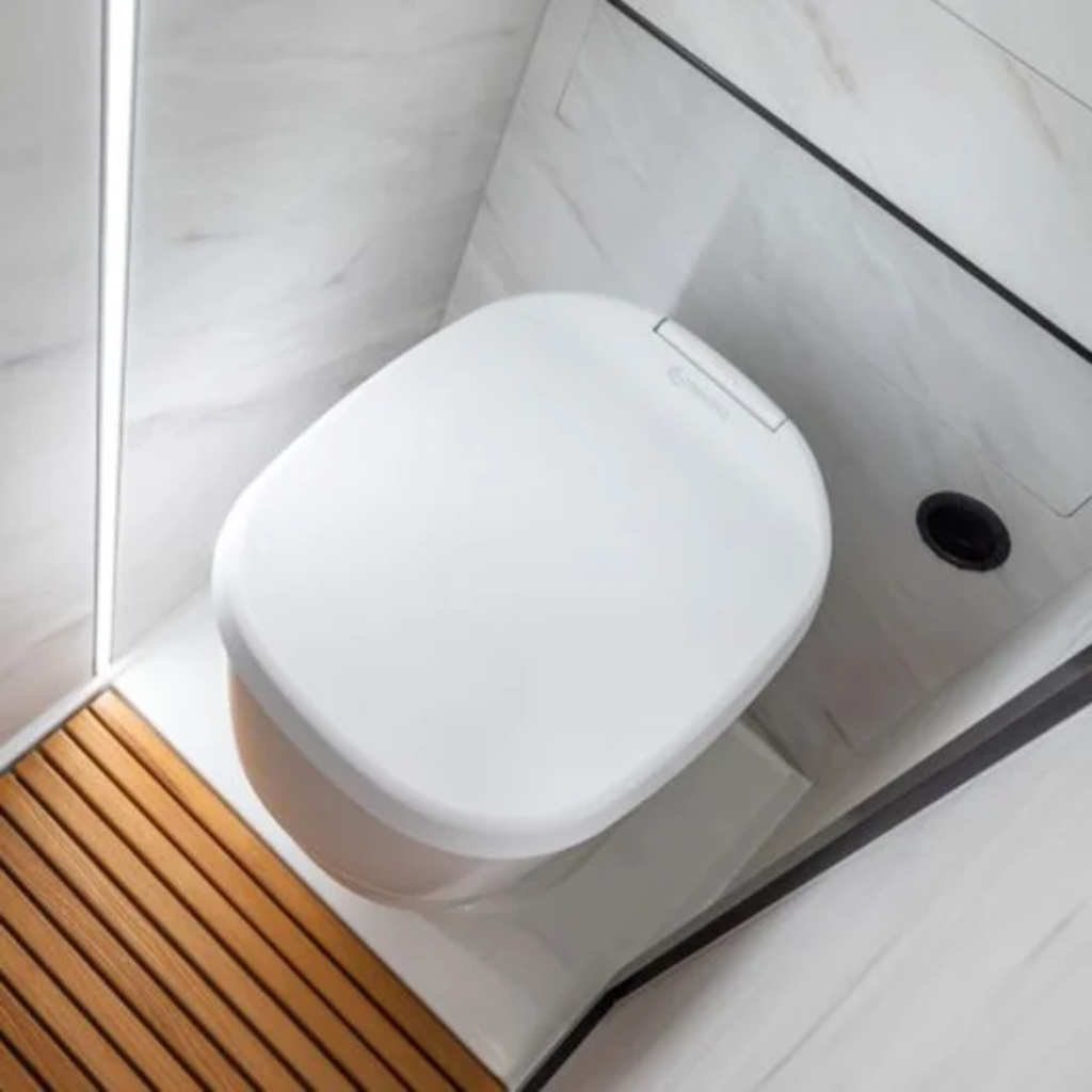 Clesana C1 Waterless Toilet with Round Swivel Base