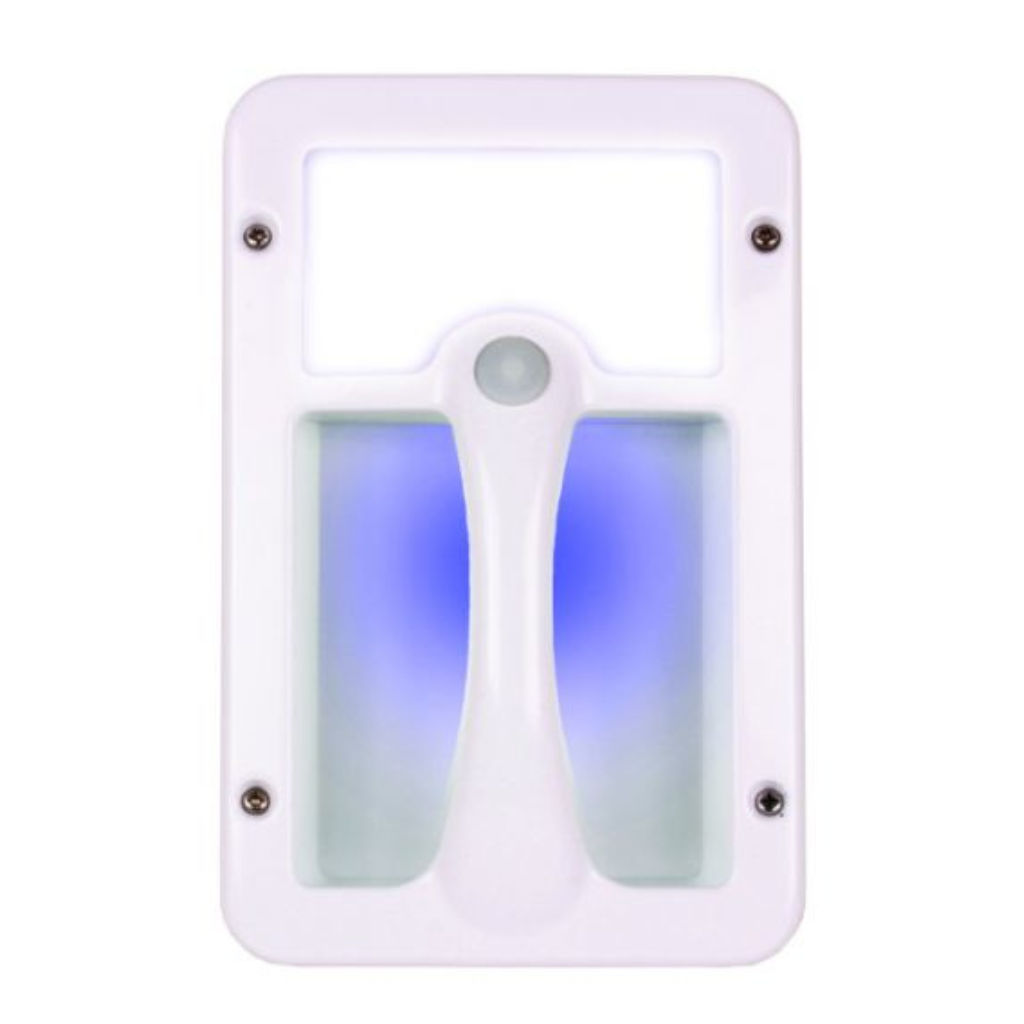 Camec 041480 White Grab Handle with LED & Blue Night Light