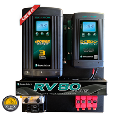 Enerdrive K-RV-80-01 Installation Board with Battery Monitor