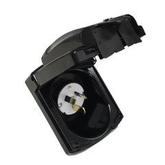 Clipsal Black 15A Modern Style Inlet