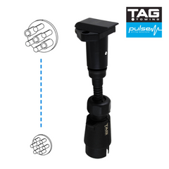 TAG 7 Pin Large Round Plug to 7 Pin Small Round Socket
