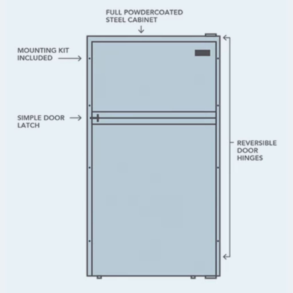 Bushman DC225L-X 225L Heavy Duty Compressor Fridge (NEW)