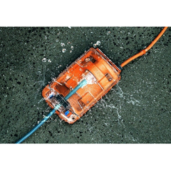 Ampfibian RV Plus 15A to 10A Weatherproof Adaptor with RCD