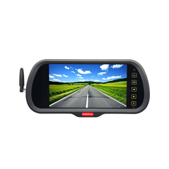 Safety Dave Wireless AHD Rear Vision Kit - 7" Mirror Monitor & Black Square Camera