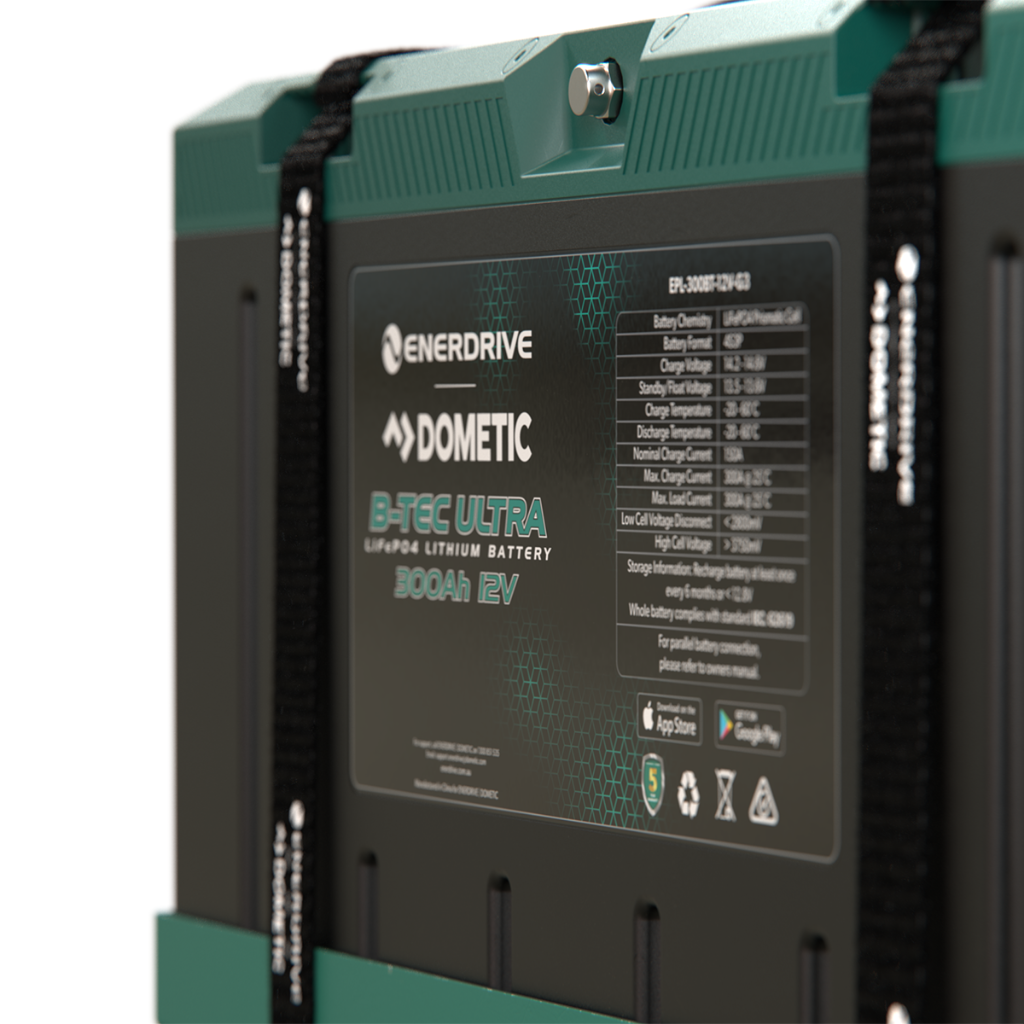 Enerdrive EPL-300BT-12V-G3 B-TEC ULTRA 12V 300AH G3 Lithium Battery