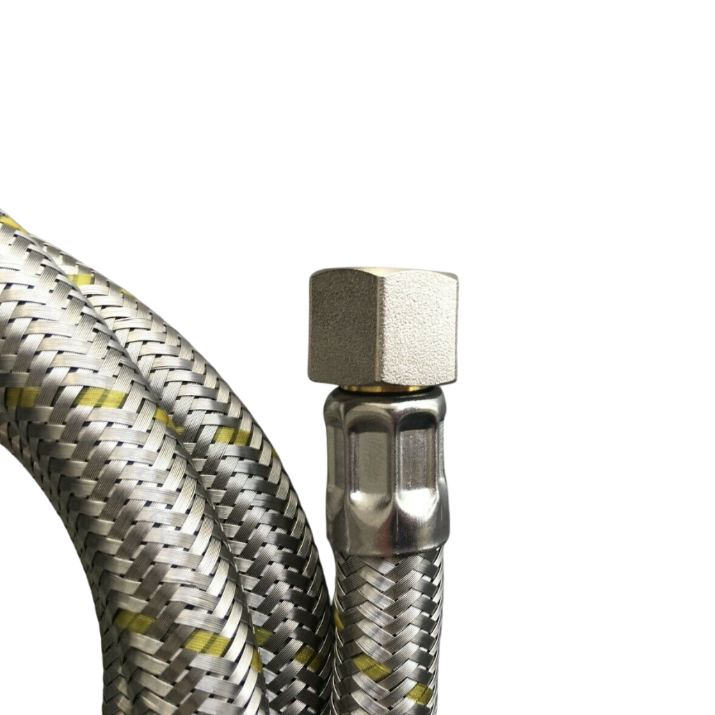 Gas Bayonet Braided Hose 3m x 3/8 10FF SAE