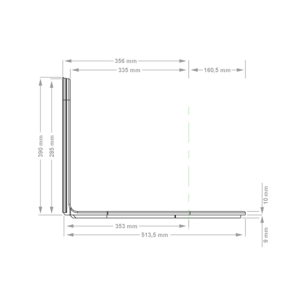 LooSeal Toilet L-Adaptor Large