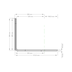 LooSeal Toilet L-Adaptor Large