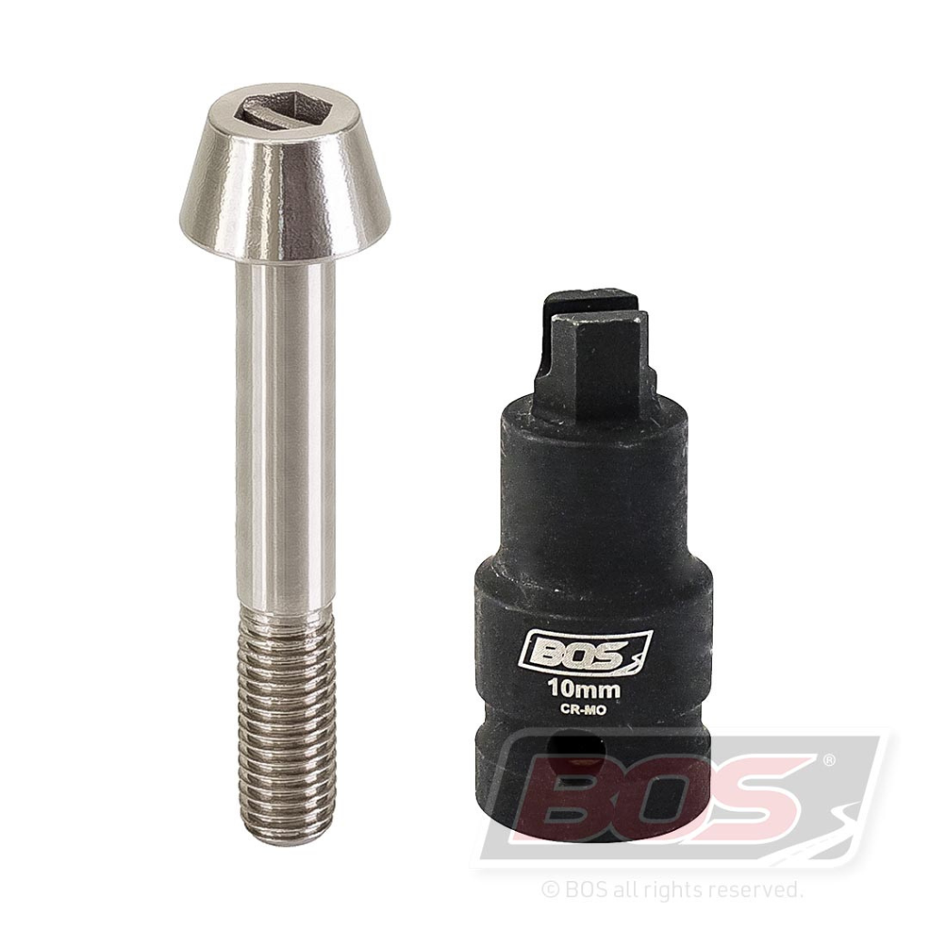 BOS 020-004 M12 X 90mm Security Screw & Key to suit 60mm Swingaway Bracket